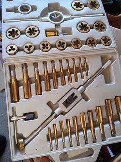 Large Jumbo Metric Tap And Die Set 90 Firm