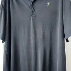 Greg Norman Play Dry Polo Mens XL Black Breathable Performance Golf Athleisure 