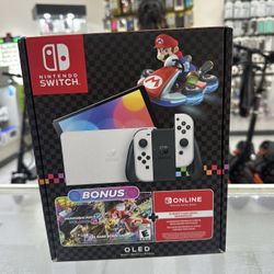 Nintendo Switch OLED Mario Kart Bundle! Finance For $50 Down Payment!!
