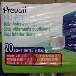 PreVail Adult Diapers ($35 Per Box)