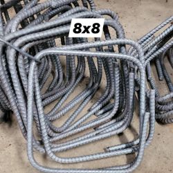 Reabr stirrup (#3) 8" X 8"