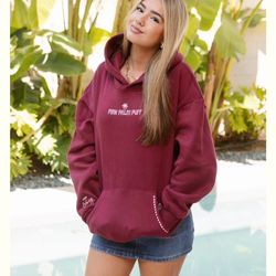 EXCLUSIVE Pink Palm Puff Hoodie