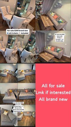 Gently used furniture