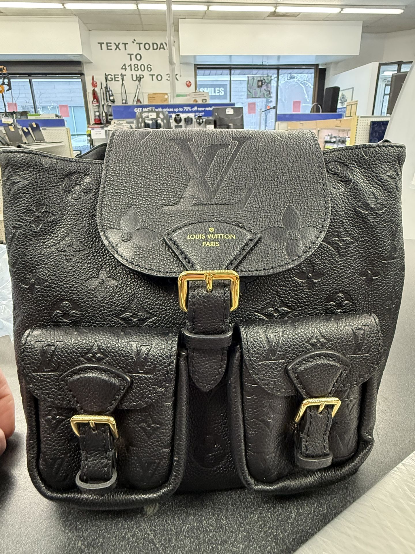 Louis Vuitton Backup Black Monogram 