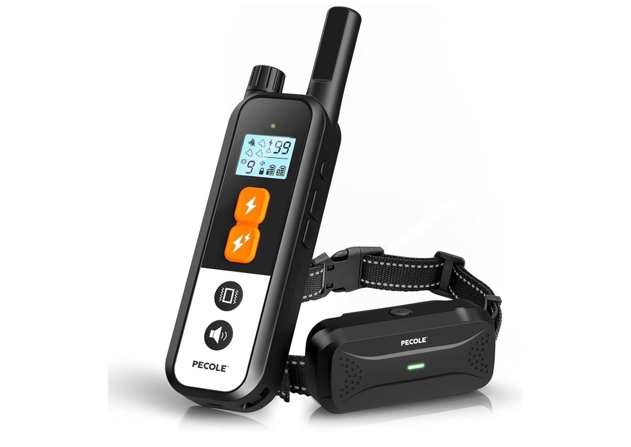 Dog Training Collar with Remote, Shock Collar for Dogs with Vibration and Beep M