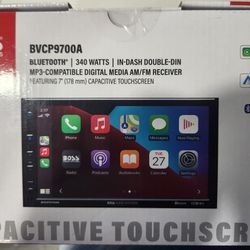 BOSS Audio Systems BVCP9700A Car Audio Stereo System - Apple CarPlay, Android Auto, 7 Inch Double Di
