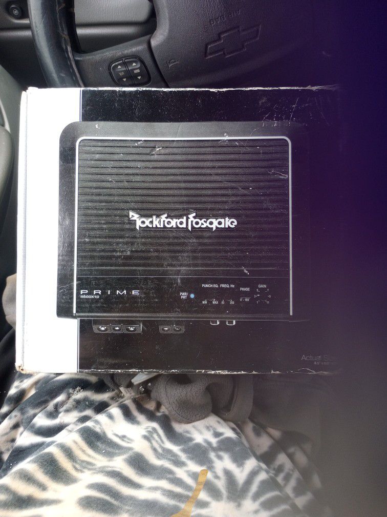 BRAND NEW IN BOX Rockford Fosgate Amp