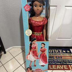 Rare Disney Princess Elena Avalor  My Size Fairytale Friend Doll 3ft Tall