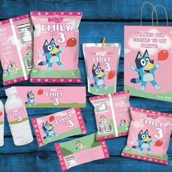 Birthday Snack Labels 