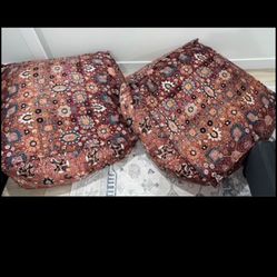 Large Potato Barn poufs/bean Bags 