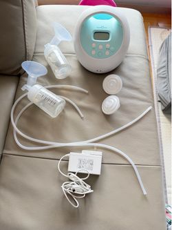 Spectra - S1 Plus Electric Breast Milk Pump + Manual Breast Pump | One-Hand Use | Lightweight & Portable | BPA-Free | Comfortable,