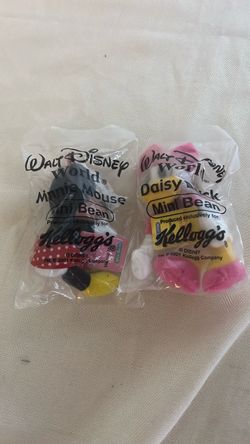 Walt Disney World Kellogg's Mini Bean Plush Set
