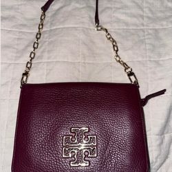 Tory Burch Burgundy Crossbody
