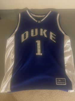 Dark Blue Duke #1 Jersey (NO NAME ON BACK)