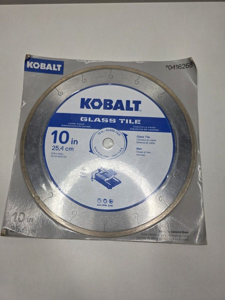 10" Glass Tile Diamond Blade