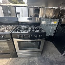 Silver Kenmore 5 Burners Stainless Steel Gas Stove We Deliver And Install🚚👨🏻‍🔧