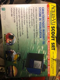 Aquaview scout SRT underwater camera system works perfect
