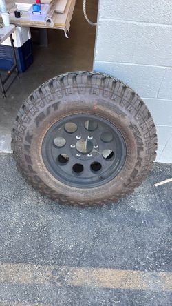 Interco Super Swamper M/T Tire on Steel Wheel