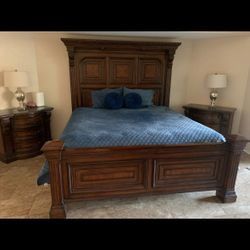 Bed Frame With Matching Night Stands