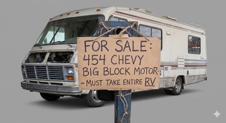 P30 cheve big block motor with transmission