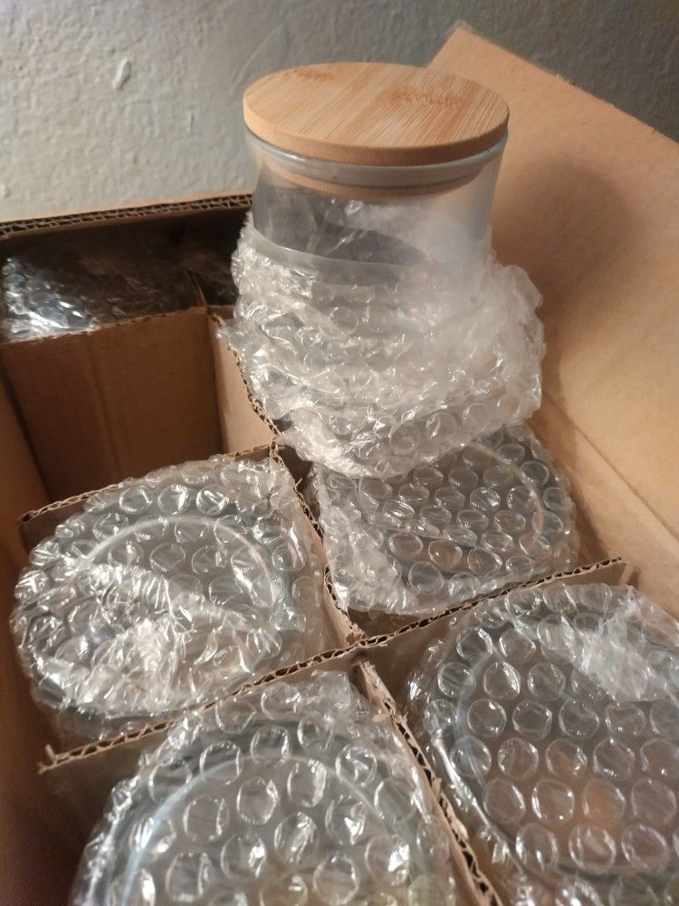 10 -16 oz Clear Candle Jars