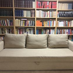 Modern Beige Sleeper Sofa / Futon
