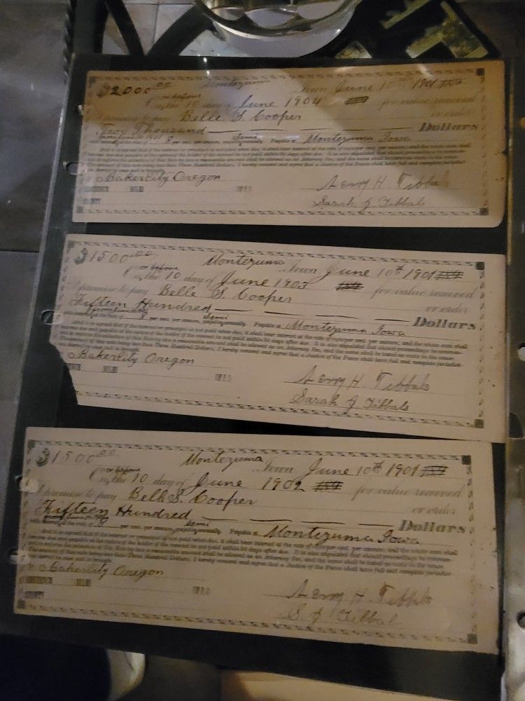 Old checks