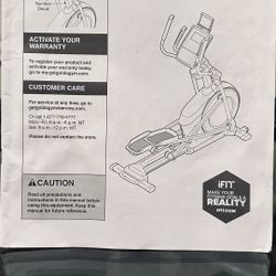 GOLDS GYM STRIDE TRAINER MODEL NUMBER 550I