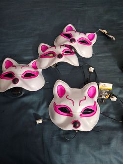 HALLOWEEN LIGHT UP WOLF MASK