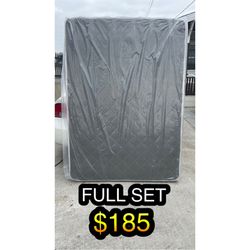 FULL MATTRESS WITH BOX SPRING