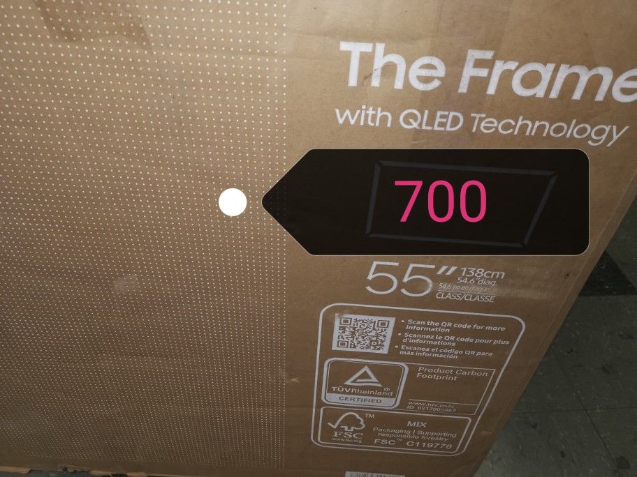 SAMSUNG 55"INCH QLED 4K THE FRAME TV LS03F 
