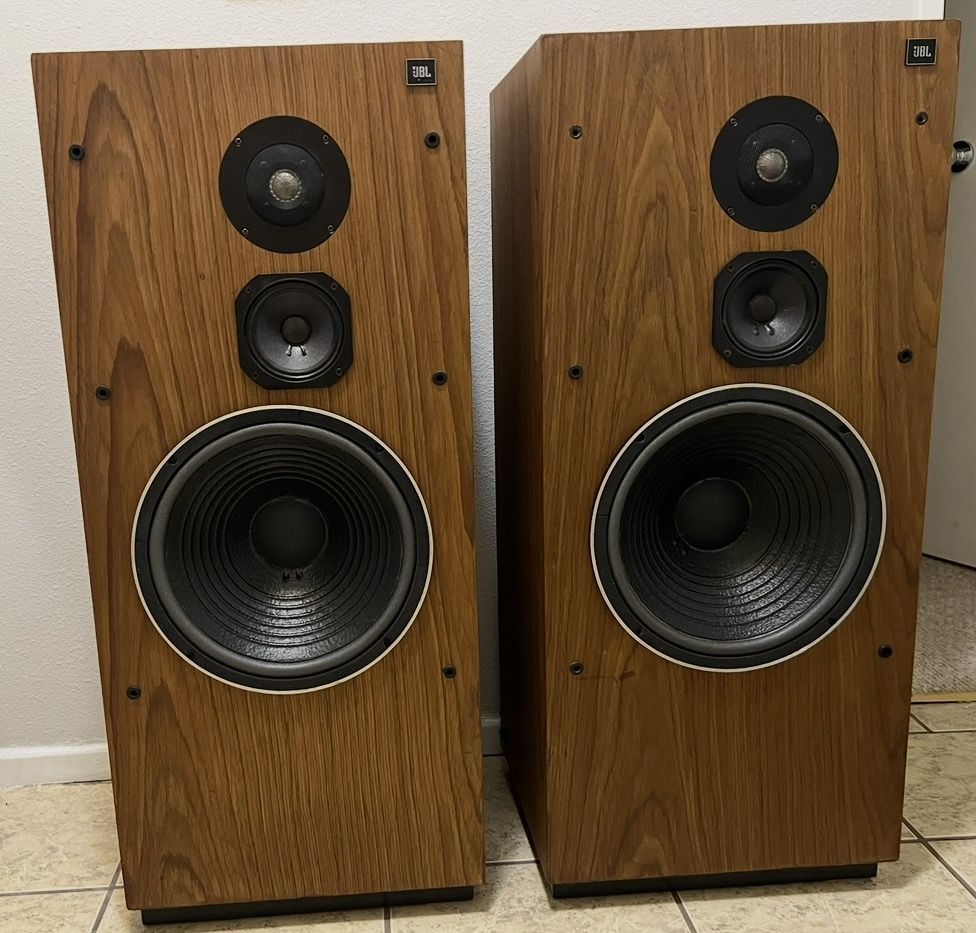 JBL L100T Speakers Fully Restored 