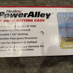 Heater PowerAlley 22’ Batting Cage (New In Box)