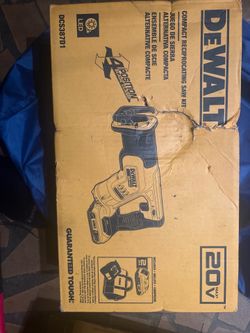 DEWALT DCS387D1 20V MAX Compact Reciprocating Saw Kit
