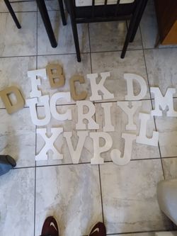 Wood letters