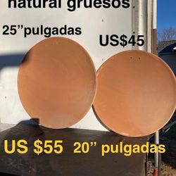 Cómales De Barro Natural Extra Grandes 