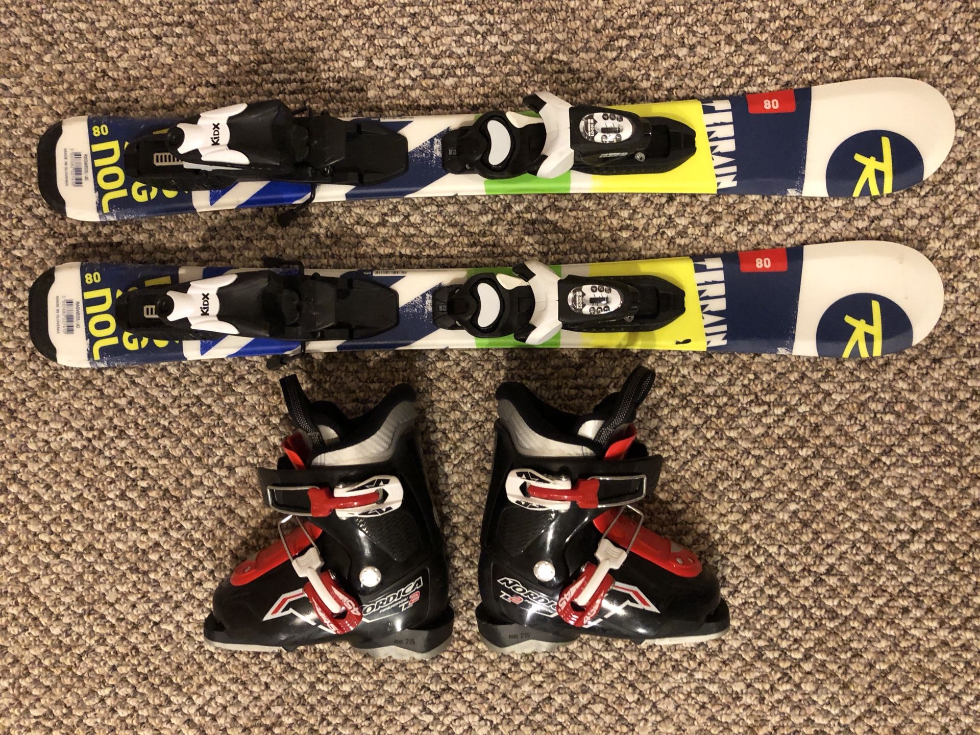 Kid Skis & Boots (Rossignol/ Nordica)