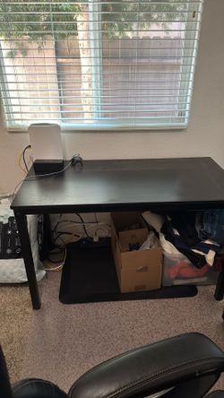 Modern Black Desk - 2 available great condition