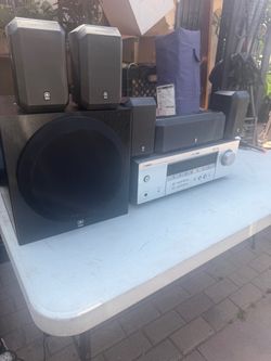 Yamaha receiver and speakers