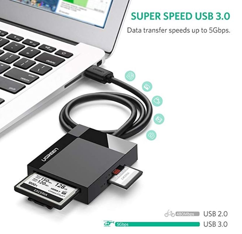 Ugreen USB 3.0 Multi Memory Card Reader