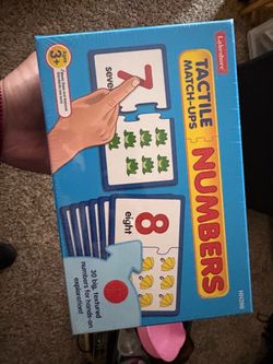 Lakeshore Tactile Numbers Match-Ups Game