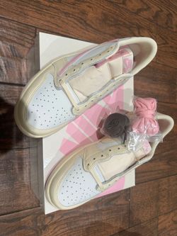 Jordan 1 Travis Scott shy pink muslin