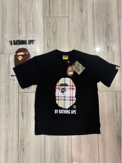 BAPE x Burberry black tee