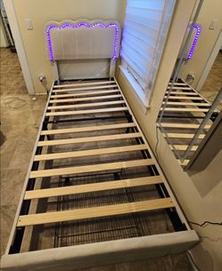 Twin LED Bedframe for sale