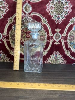 Vintage Glass Liquor Decanter