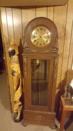 Vintage Wolmirstedt Ridgeway Grandfather Clock