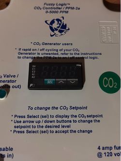C.A.P. PPM-2a Fuzzy Logic CO2 Controller.