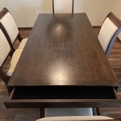 Dining Room Table With 5 Chairs 