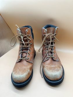 Texas Steer Insulated Leather Work Boots 9 EEE Made in Korea