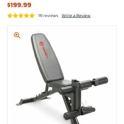 Weight Bench, New In Box